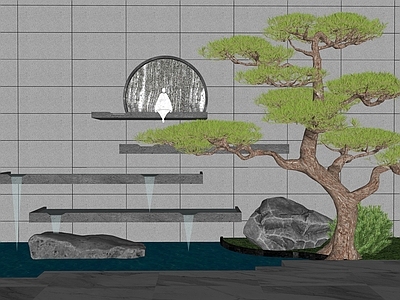 现代水景 水景