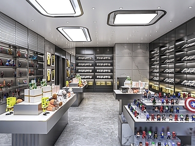 现代超市 现代玩具店 手办 礼物店