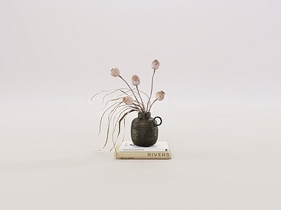 新中式侘寂花瓶 干花花瓶 陶瓷花瓶 摆件 精品