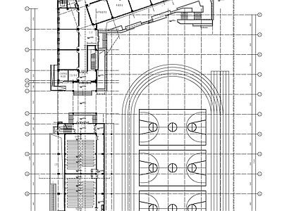 现代学校建筑 中学教学楼建筑图 施工图
