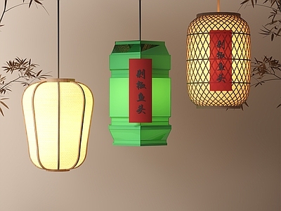 现代新中式灯笼 灯笼