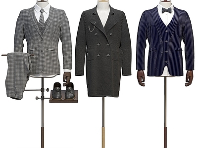 衣服 男士西服 西装 模特