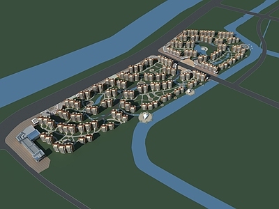 现代如东小区住宅