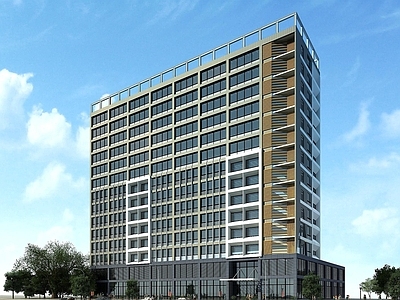 现代办公楼酒店