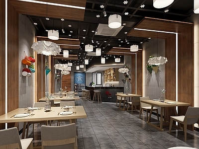 现代烧烤店