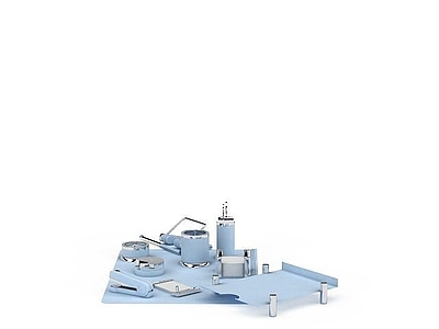 现代家居专卖店 办公用具组合