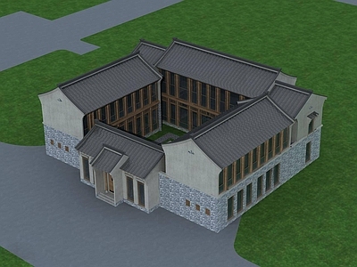 中式四合院 中式四合院