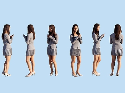 女人 人 多人