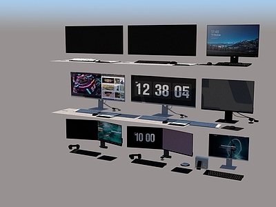 办公设备 办公台式计算机