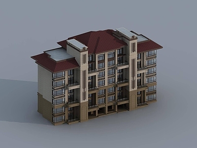 欧式高层住宅 欧式多层花园洋房 多层住宅