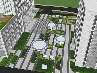 现代办公景观 办公景观