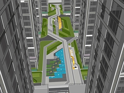 现代办公景观 办公景观