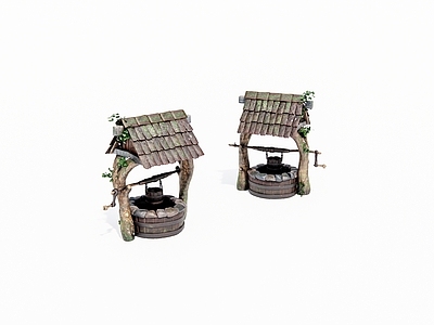 现代其他小品 老旧水井