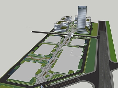 现代办公景观 办公景观