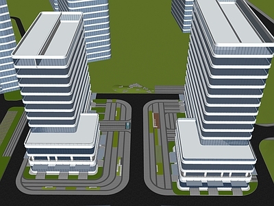 现代办公景观 办公景观