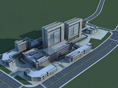 现代其他公共建筑 现代医院