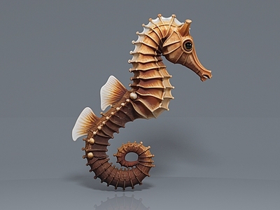 水生类动物 海马标本海洋生物 科普教育展览展示 雕塑摆件手办玩具 饰品道具美陈装饰 活动氛围