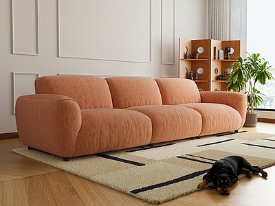 轻奢多人沙发 轻奢复古法式沙发 三人沙发
