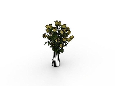 现代摆件组合 室内绿色植物