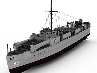 现代军事器材 E BOAT军舰