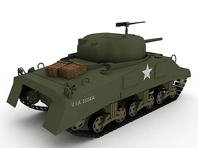 现代军事器材 中国M5A1轻型坦克