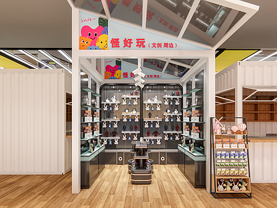 现代摆件组合 潮玩小店 手办礼品 盲盒