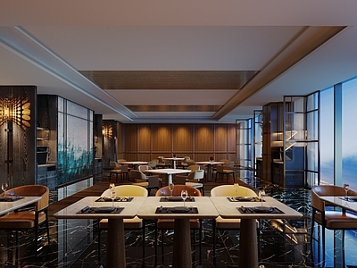 现代中餐厅 中式自助餐厅