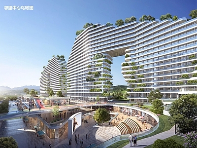 居住区规划 丽水未来社区总图 总图含彩总jpg 丽水 施工图