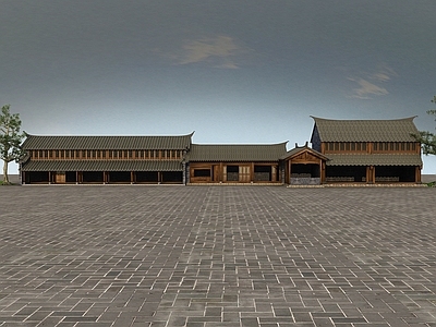 现代古建乡村