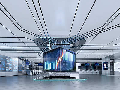 工业现代科技展厅 科技展厅 企业形象
