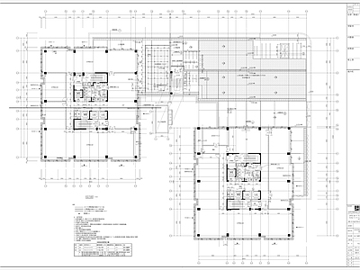 现代简约办公楼建筑 办公楼平面图 多层办公楼 高层办公楼 产业办公楼 国企办公楼 施工图