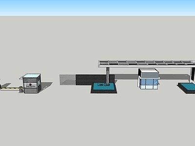 现代工业其他门 大门 小区大门 公园大门 工厂大门