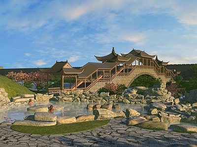 现代古建长廊