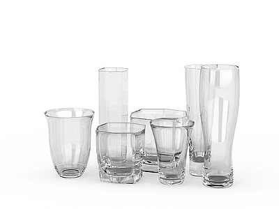 现代厨具 透明玻璃杯