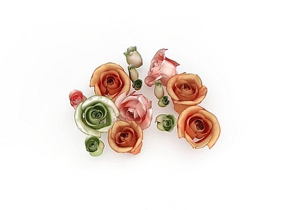 现代佛龛 花朵装饰