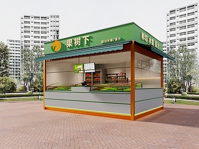 现代水果店 集装箱 水果店