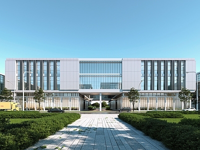 现代厂房 现代产业园 厂房 科技园 办公楼