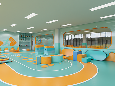 现代儿童活动空间 体适能 幼儿体适能 幼儿活动