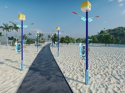 现代路灯 路灯 海洋文化路灯 水文化路灯