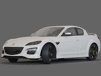 现代马自达 RX8白色