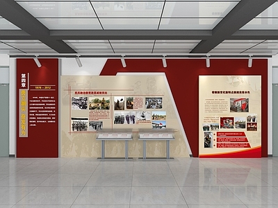现代文化墙 展厅文化墙 纪念馆文化墙 文化馆展厅 党建文化墙 展厅展墙