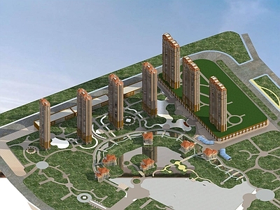 欧式别墅外观 欧式住宅小区