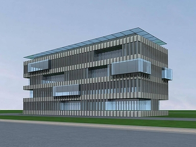 现代办公楼 现代多层办公楼