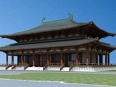 中式古建 寺庙 宫殿 古建筑