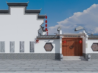 中式徽派建筑