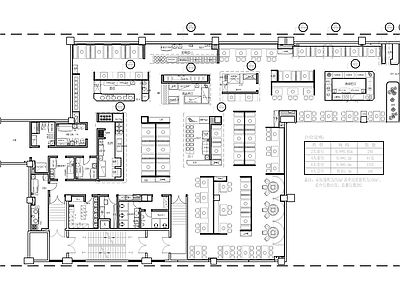 现代自助餐厅 烧烤海鲜自助餐厅 施工图