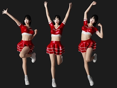 现代拉拉队美女人物