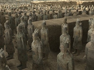 现代秦始皇陵兵马俑
