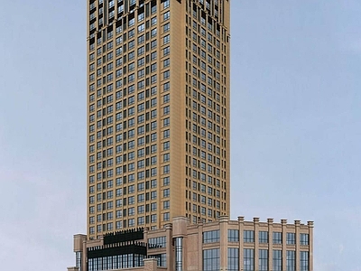 简欧办公楼 新古典风格高层办