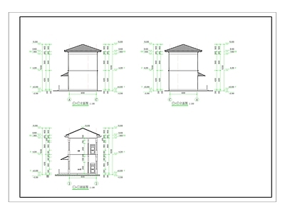 现代其他公共建筑 执勤用房及宿舍 施工图